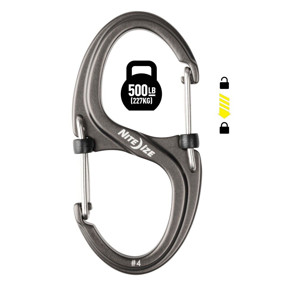 Nite Ize S-Biner XT SlideLock Dual Carabiner Slate Blue, large image number 3
