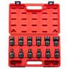 Sunex 3/8 Inch Drive 12 Pt SAE Universal Impact Socket Set 12pc, small image number 1