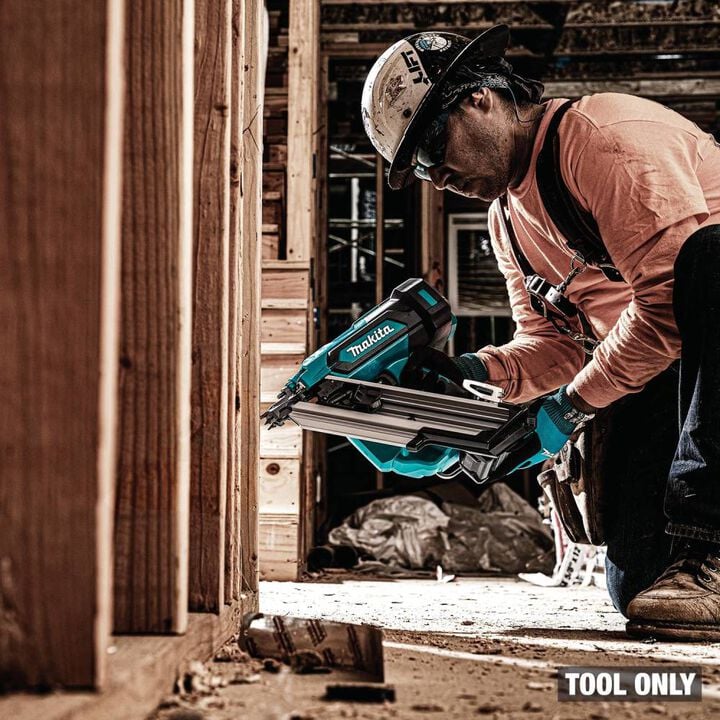Makita 40V Max XGT Brushless Cordless 30 Degree Clipped Head 3-1/2 Inch Framing Nailer (Bare Tool), large image number 11