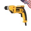 DEWALT 3/8in (10mm) VSR Pistol Grip Drill Kit with Keyless Chuck, small image number 4