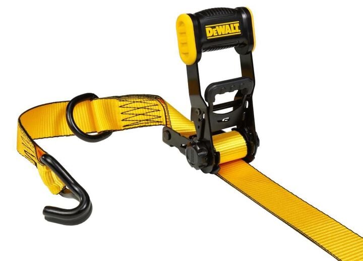 DEWALT Ratchet Tie Down Straps 3300 LB Break Strength 1.5in x 16' 4pk, large image number 2
