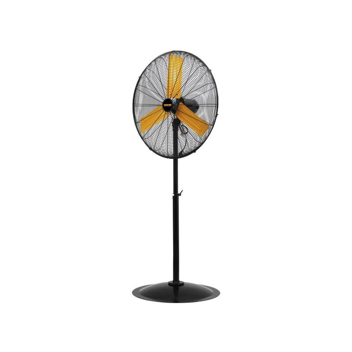 Master 24 Inch Diameter Black High Velocity Oscillating Pedestal Fan, large image number 1