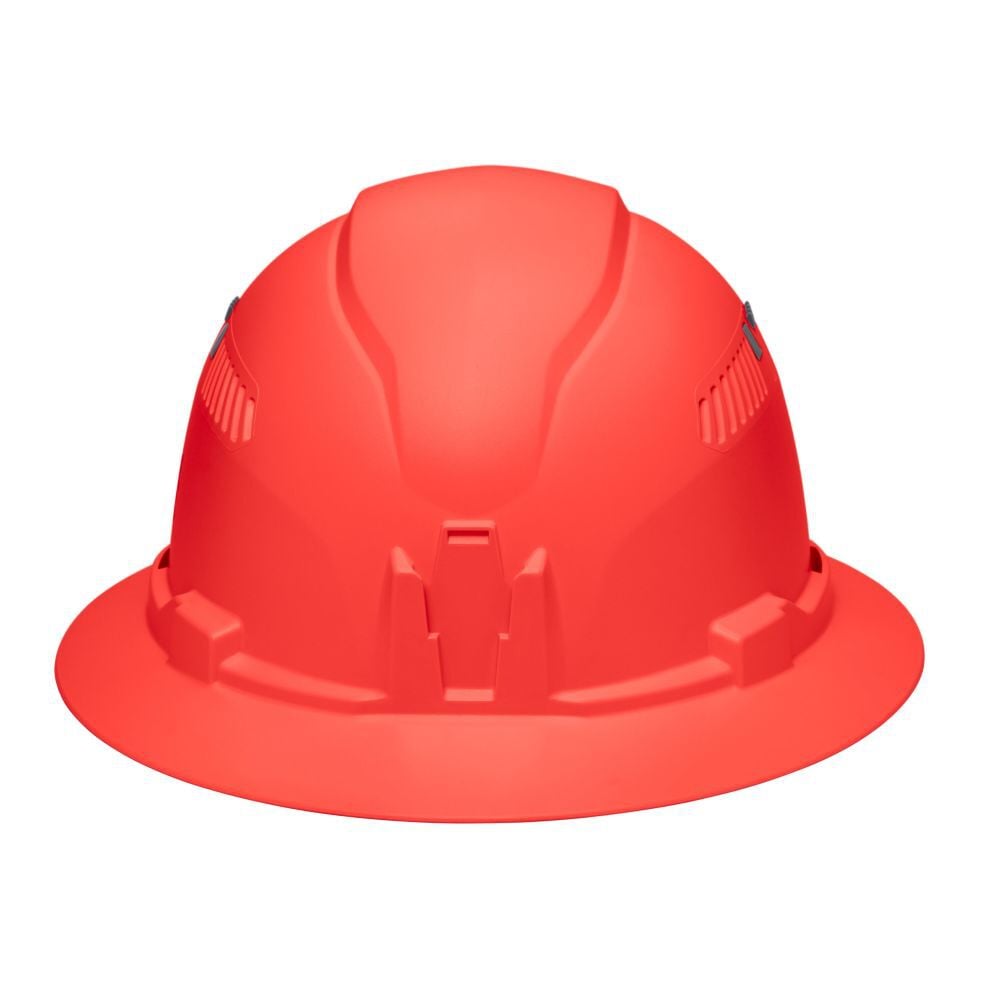 Klein Tools Full Brim Style Vented Hard Hat Orange, large image number 7