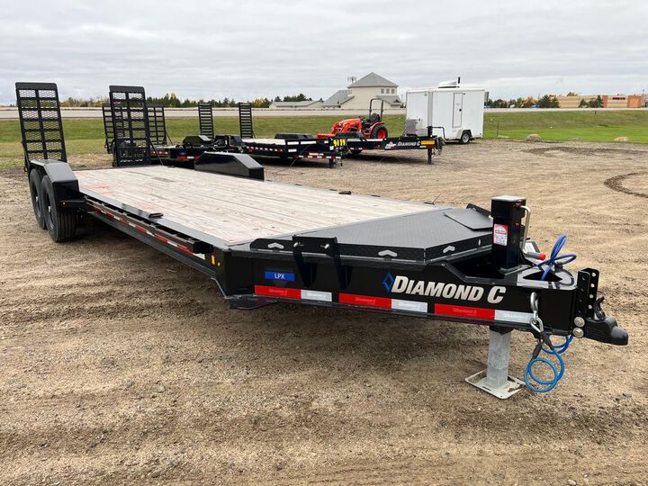 Diamond C LPX 24 Ft 14900 GVWR Low Profile Equipment Trailer, large image number 1