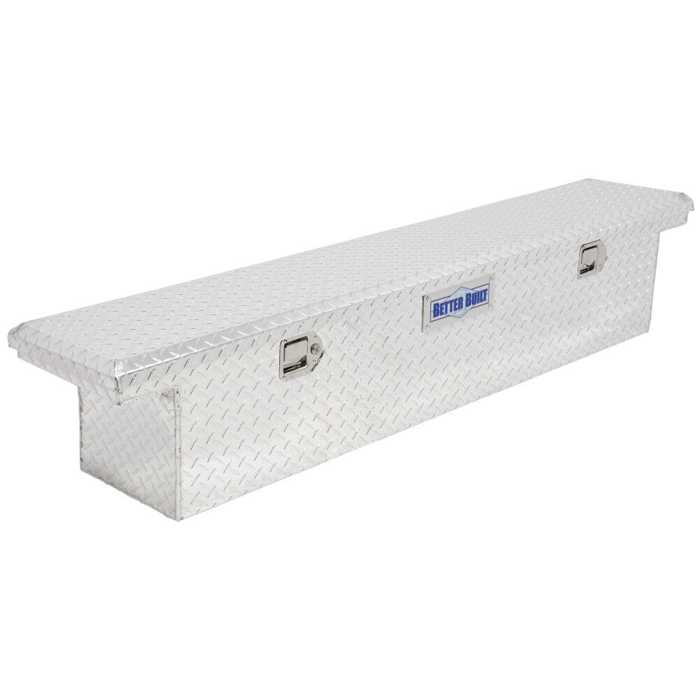 Better Built 69in Saddle Truck Box Low-Profile Classic Brite Aluminum – 73010284
