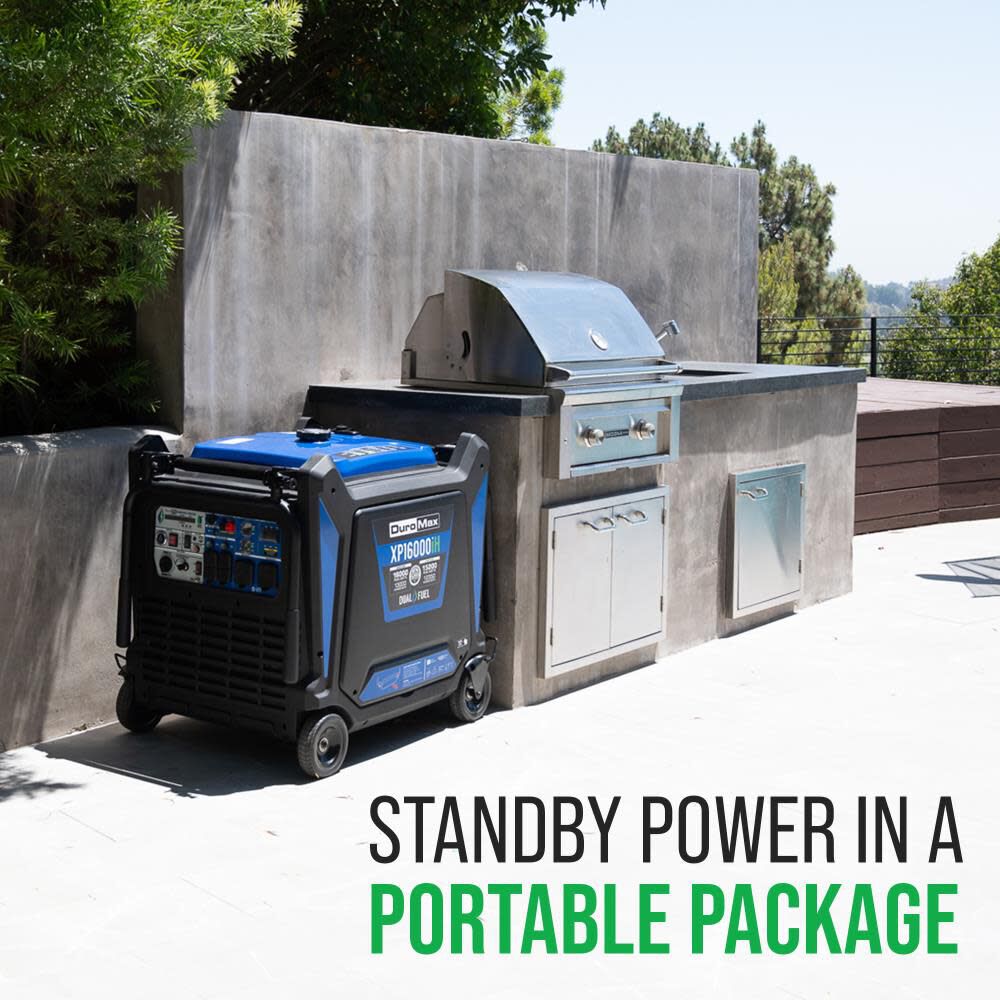 Duromax 16000-Watt Dual Fuel Hybrid Inverter Generator, large image number 13
