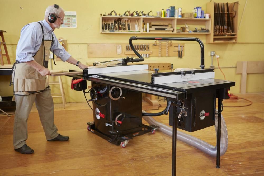 Sawstop 10 Inch 3HP 1 Phase Professional Cabinet Saw with 36 Inch T-Glide Advance Rip Fence, large image number 2
