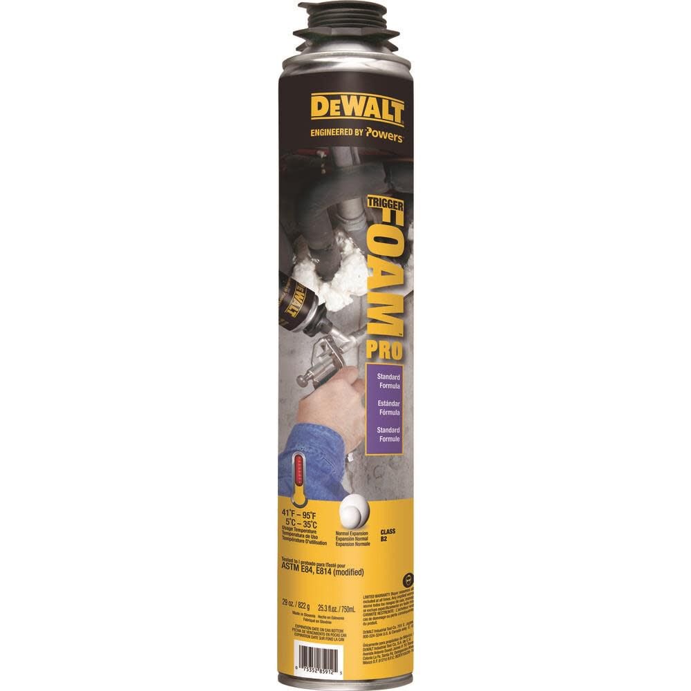 DEWALT Expansion Foams TRIGGERFOAM PRO STANDARD 29OZ., large image number 1