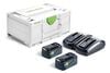 Festool 18V 5Ah Lithium Ion Power Tool Battery Pack with Fuel Indicator Energy Set (2 Pack), small image number 1