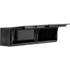 Buyers Products Company 18x16x88 Inch Gloss Black Diamond Tread Aluminum Topsider Truck Box with Flip-Up Doors, small image number 4