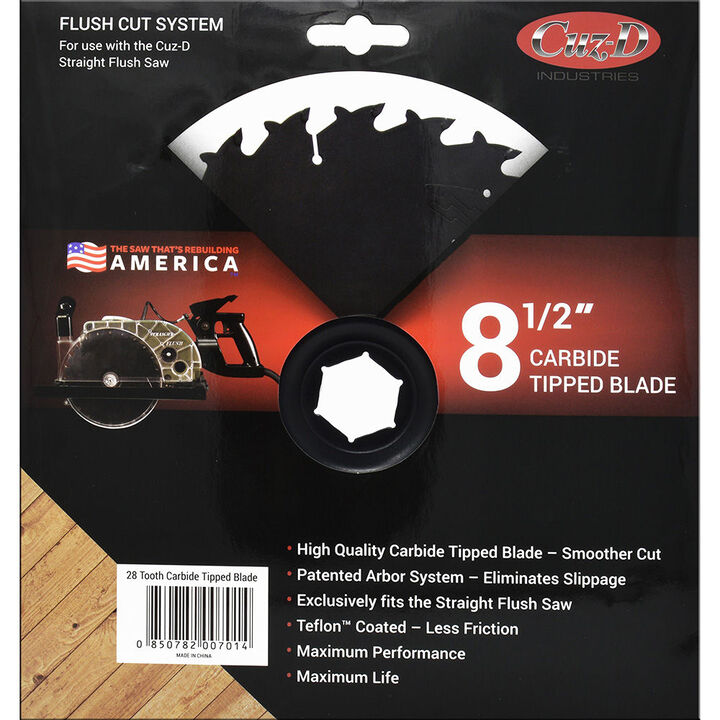 Cuz-D 8 1/2 Inch 28T Carbide Tipped Blade, large image number 1