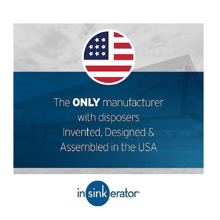 InSinkErator Badger 5-1/2 HP Continuous Feed Garbage Disposal with Power Cord, large image number 5