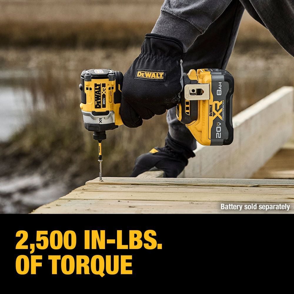 DEWALT 20V MAX XR 3-Speed 1/4 Inch High Torque Impact Driver (Bare Tool), large image number 4