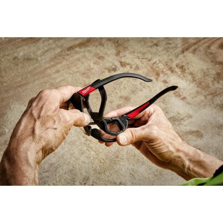 Milwaukee Clear High Performance Safety Glasses with Gasket, large image number 4