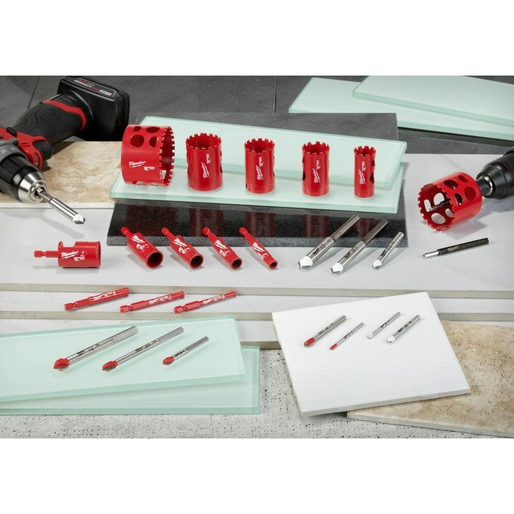 Milwaukee 4 pc Glass and Tile Bit Set, large image number 8