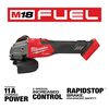 Milwaukee M18 FUEL 4 1/2inch / 5inch Braking Grinder Slide Switch Lock On Variable Speed Reconditioned (Bare Tool), small image number 2