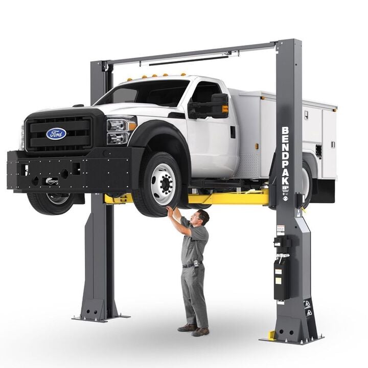Bendpak 20AP 20000 Lbs High-Rise Clearfloor Heavy-Duty Twin Post Lift, large image number 1