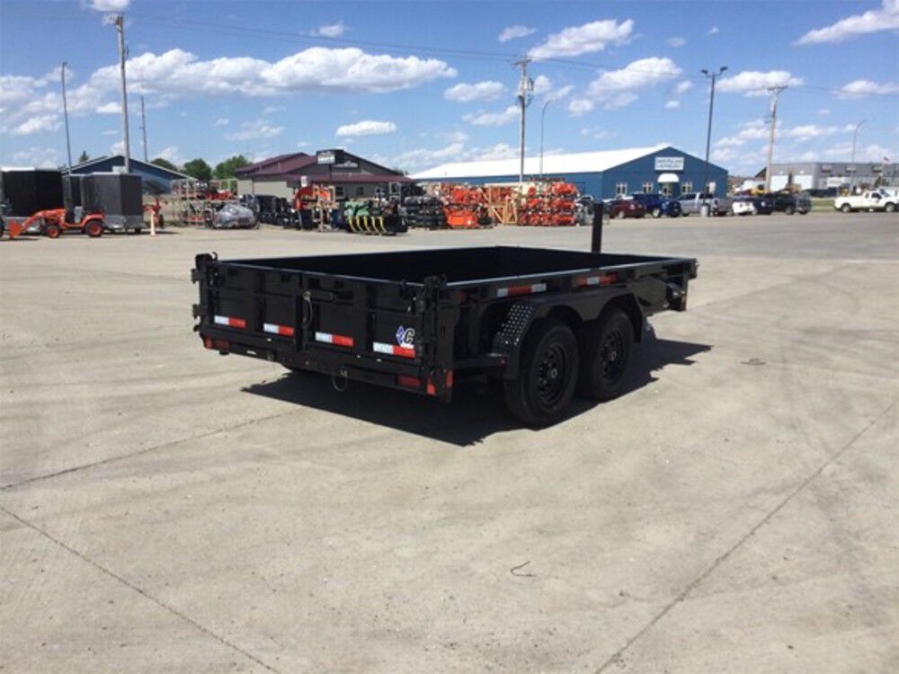 Diamond C MDT 12 Ft Tandem Axle Dump Trailer Used 2024, large image number 6