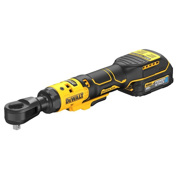 DEWALT 20V 3/8" Ratchet With POWERSTACK Battery, large image number 1