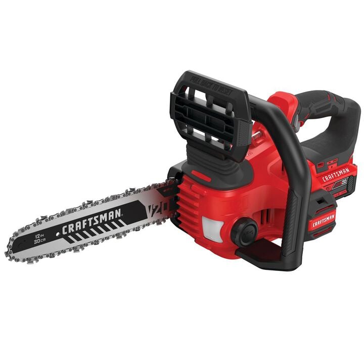 CRAFTSMAN V20* 12 Inch Cordless Compact Chainsaw 4Ah Kit, large image number 7