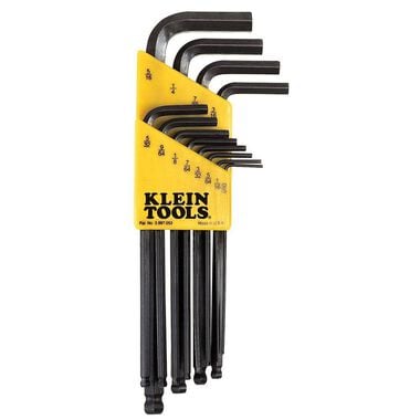 Klein Tools L Ball End Hex Key Caddy Set 12 Pc