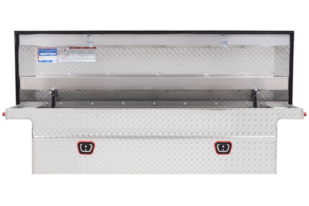 Weather Guard Saddle Box Aluminum Full Low Profile Clear 121-0-04 ...
