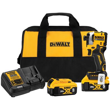 DEWALT ATOMIC 20V MAX 1/4in Brushless Cordless 3-Speed Impact Driver