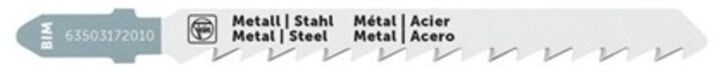 Fein 3 Inch 10-16 TPI BiMetal Jigsaw Blades, 5 Pack, large image number 1