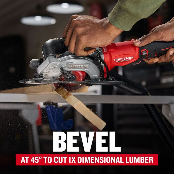 CRAFTSMAN V20 BRUSHLESS RP 4.5 Inch Circular Saw (Bare Tool), large image number 3