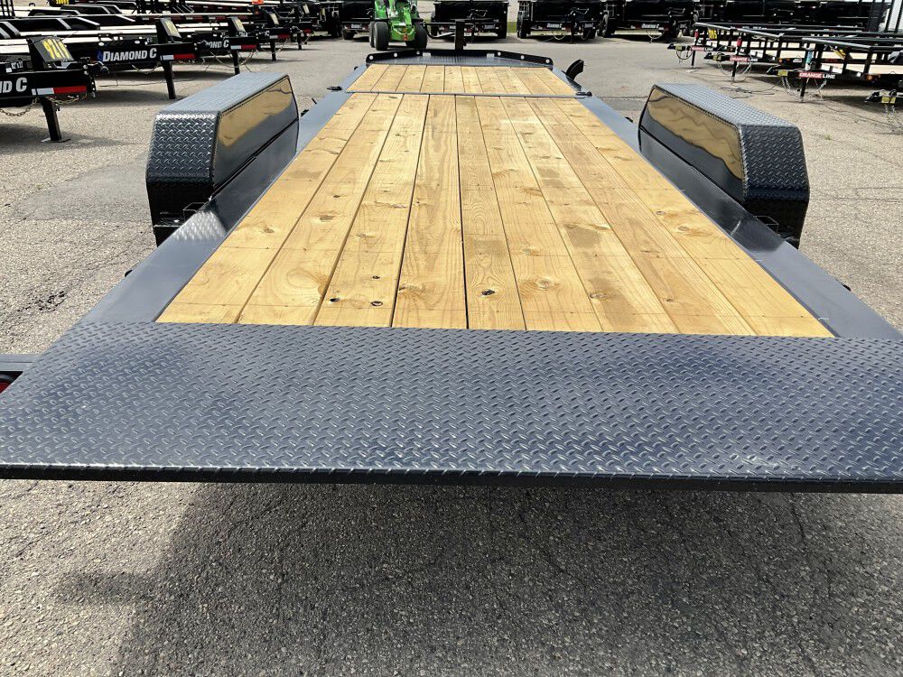 Diamond C HDT208L 24 Ft. x 80 Inch 18000 Lbs Tandem Axle Low-Profile Tilt-Bed Trailer, large image number 7