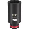 Milwaukee SHOCKWAVE Impact Duty Socket 3/8in Drive 7/8in Deep 6 Point, small image number 1
