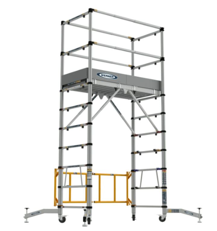 Werner 6 Ft Aluminum Telescoping Scaffold