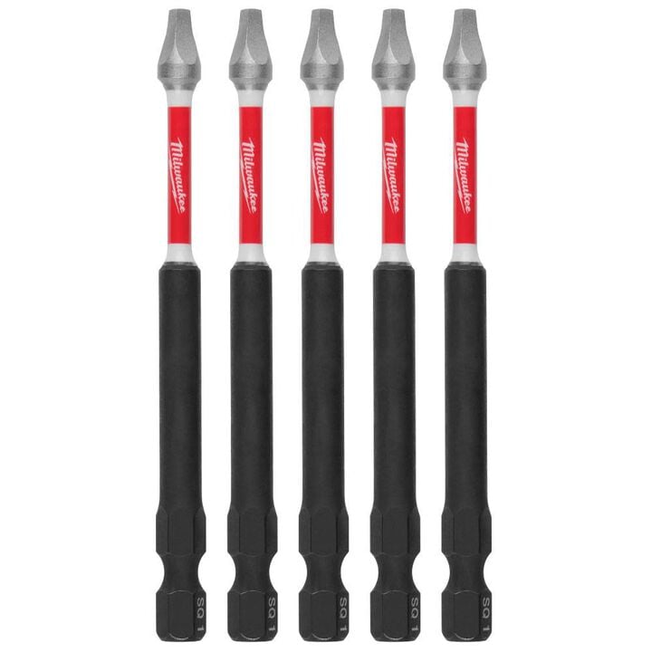 Milwaukee SHOCKWAVE 3.5 in. SQ1 Impact Driver Bits 5PK, large image number 7