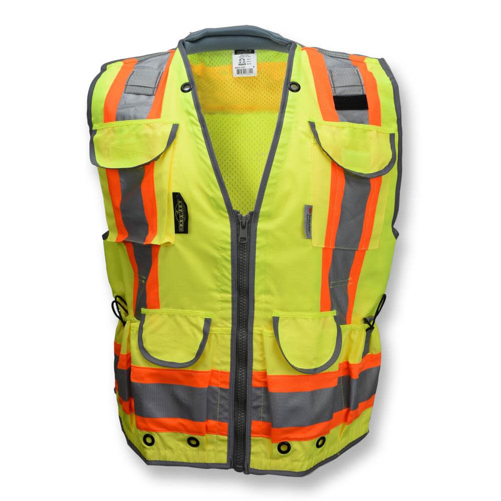 Radians Heavy Woven Two Tone Woven/Mesh Engineer Vest, large image number 14