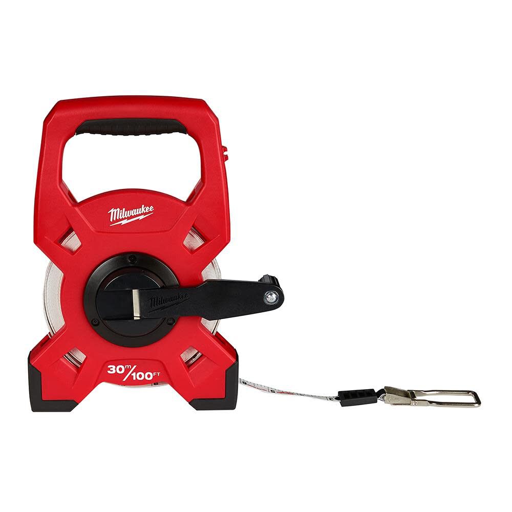 Milwaukee 30m/100' Fiberglass Open Reel Long Tape, large image number 1