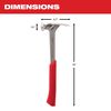 Milwaukee 17 oz Milled Face Framing Hammer, small image number 3