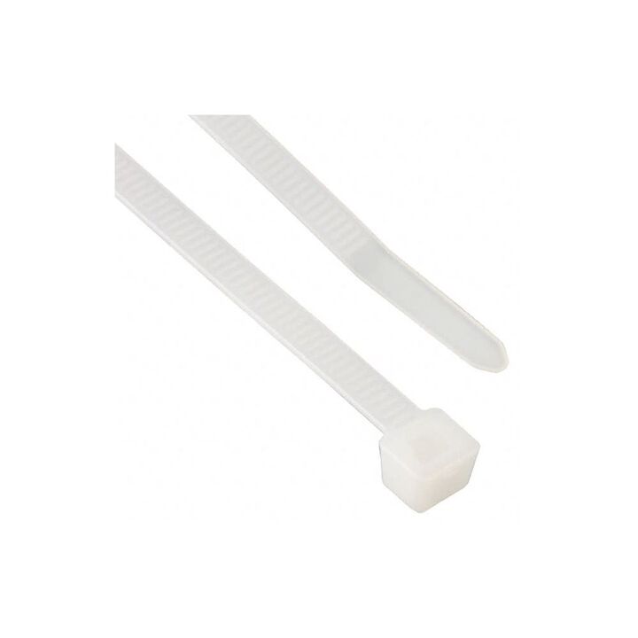 HellermannTyton PA66 Natural 50 Lbs Tensile 15 in Long UL Rated Cable Tie 100qty, large image number 1