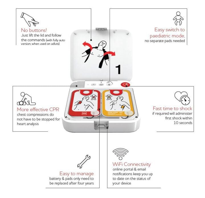 Aero Healthcare LIFEPAK CR2 Trainer, large image number 1
