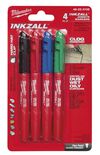 Milwaukee INKZALL Fine Point Colored Markers (4 Pack), small