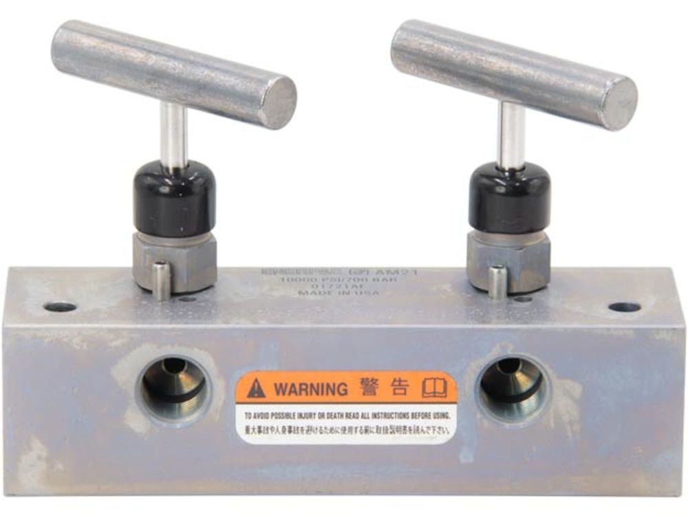 Enerpac 3/8 Inch NPTF 2-Way 5-Port Hydraulic Manifold, large image number 2