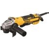 DEWALT 5in Paddle Switch Small Angle Grinder with Kickback Brake No Lock-On Variable Speed, small