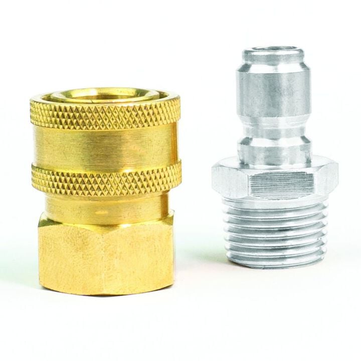 BluBird 3/8 Inch QD Male Plug x 3/8 Inch FNPT Pressure Washer Adapter, large image number 10
