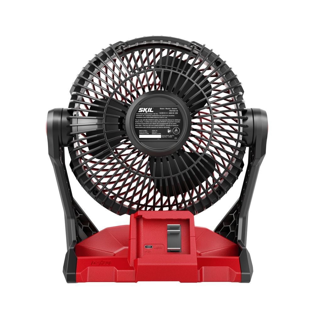 SKIL 12V/20V Brushless 7 Inch Fan (Bare Tool), large image number 2