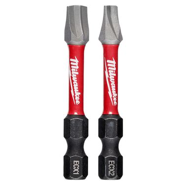 Milwaukee SHOCKWAVE 2-Piece 2 in. Impact ECX Combo Kit