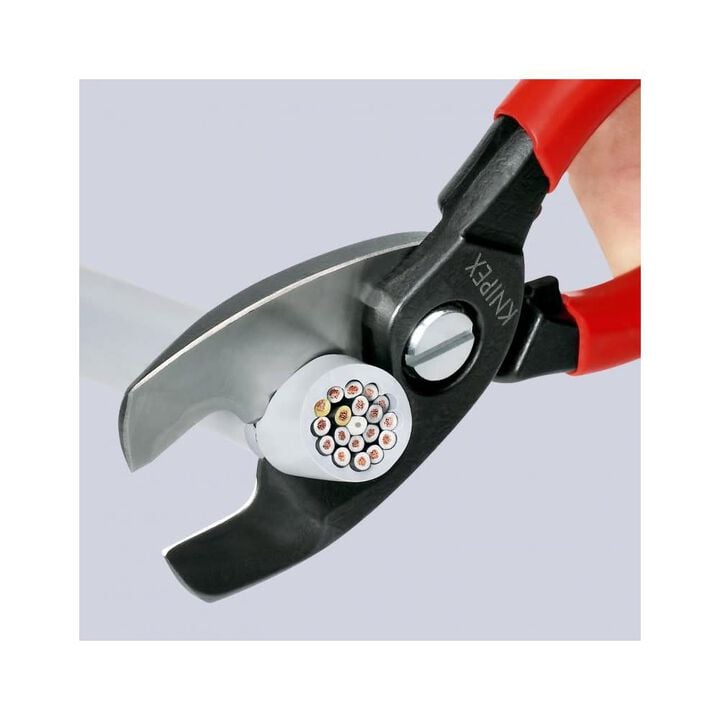 Knipex Cable Shears with Twin Cutting Edge 200 mm, large image number 3