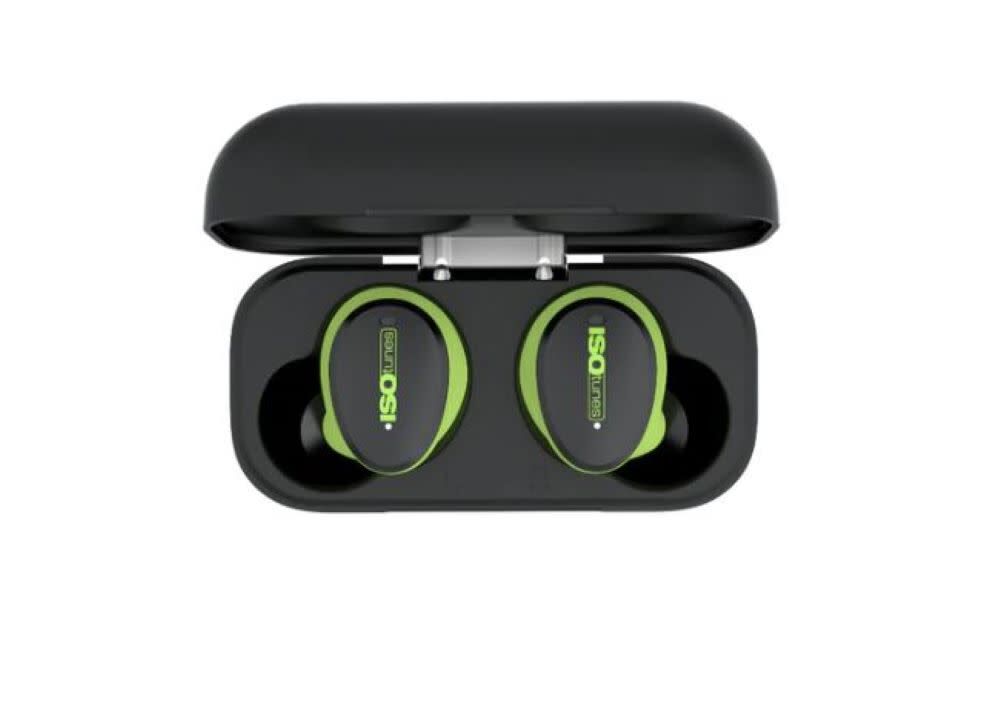 ISOtunes FREE AWARE Earbuds Wireless Bluetooth Safety Green, large image number 4