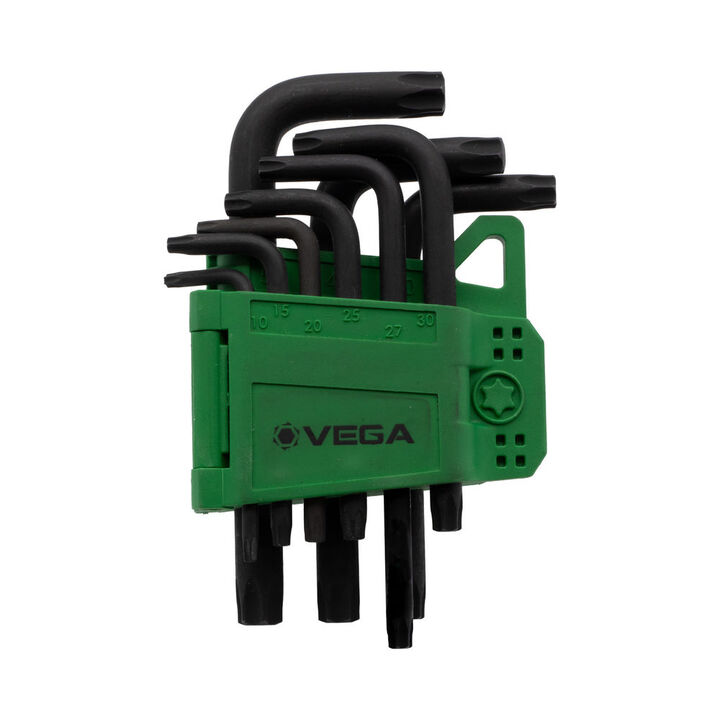 Vega Torx L-Key Set, Short, 9 Piece