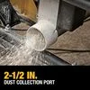 DEWALT 10 Inch Jobsite Table Saw 32-1/2 Inch Rip Capacity and Rolling Stand with Circular Saw Blade Combo Kit Bundle, small image number 5