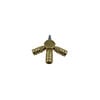 Coilhose 1/4 In. 3 Port Flat Hex Manifold Assembly, small image number 1