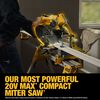DEWALT 20V MAX XR 10 Inch Double Bevel Fixed Miter Saw Kit, small image number 4